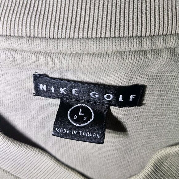 Vintage Nike Mens Golf Vest Sweater Beige V-Neck Pullover Robert Jones Trail - Picture 3 of 11